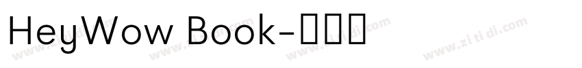 HeyWow Book字体转换
